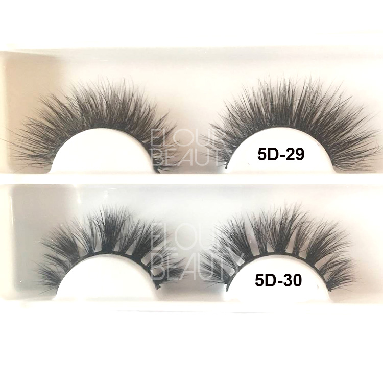 2018 the newest 5D mink fur eyelashes China factory wholesale EL62